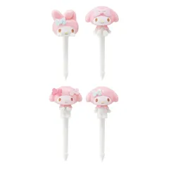 ピック 4本入り ランチピックス マイメロディ （ マイメロ ランチピック お弁当ピック お弁当 飾り キャラクター ピックス おかずピック ピンチョス 楊枝 ようじ お弁当グッズ 弁当 ）)のサムネイル