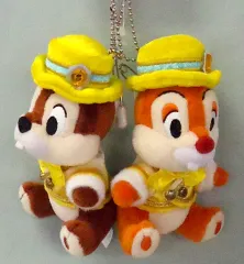 【中古】ぬいぐるみ チップ＆デール(カラー・オブ・クリスマス～ナイトタイム・ウィッシュ～) ぬいぐるみバッジセット 「クリスマス・ウィッシュ2016」 東京ディズニーシー限定 