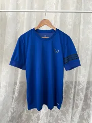 L) アディダス 機能性 半袖 Tシャツ ブルー