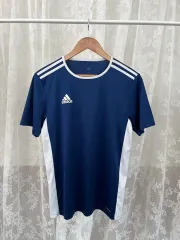 L) アディダス エントラーダ サッカー ジャージ 半袖 Tシャツ