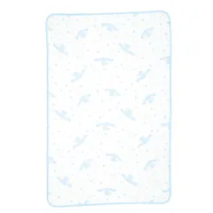 ベビーブランケット シナモロール 綿100％ ガーゼ （ サンリオ シナモン ブランケット ひざ掛け タオルケット 綿 コットン ベビー 赤ちゃん 出産祝い おくるみ コットン100％ お昼寝 退院 ベビーカー 女の子 かわいい プレゼント ）)