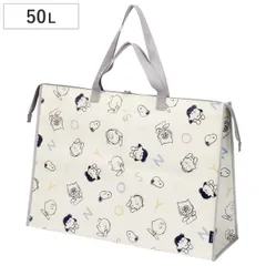 特大レジャーバッグ50L SNOOPY （ スヌーピー エコバッグ マチ付き バッグ かばん 鞄 買い物バッグ ショッピングバッグ レジャーバッグ 特大 大きめ ）)