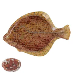 ダルトン プレート GLASS FISHERY PLATE FLOUNDER OCTOPUS （ DULTON ガラス 皿 お皿 おしゃれ かわいい 大皿 盛皿 たこ ひらめ タコ ヒラメ 魚 さかな サカナ 盛り合わせ オードブル メイン料理 ） )のサムネイル