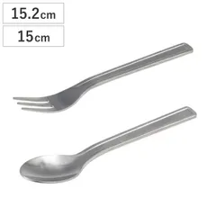 ダルトン フォーク スプーン DENT CUTLERY DESSERT FORK SPOON （ DULTON ステンレス 食洗機対応 おしゃれ カトラリー デザートナイフ デザートスプーン フルーツ ケーキ デザート アイス オールステンレス ） )のサムネイル