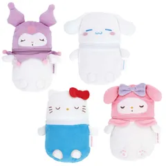 ポーチ 縦型 ぬいぐるみポーチ サンリオ （ クロミ シナモロール ハローキティ マイメロディ キャラクター ぬいぐるみ マスコット 小物入れ 収納 マルチポーチ おしゃれ プレゼント グッズ かわいい ふわふわ ） )のサムネイル