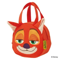 ランチバッグ スエット素材ダイカットバッグ ズートピア ニック （ ディズニー お弁当袋 子供用カバン 子供 スウェット素材 鞄 ダイカット カバン 子ども用 子供用 キッズ 持ち手付き お弁当バッグ バッグ かばん ）)