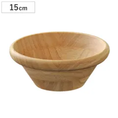 ボウル サラダボウル 15cm ナチュラル （ 木製 器 うつわ 鉢 サラダ 木製食器 サラダボール シリアルボウル おしゃれ かわいい 北欧 北欧風 シリアル ヨーグルト アイス デザート フルーツ ）)