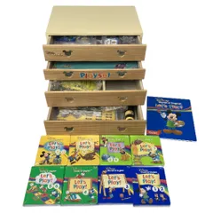 DWE 2022年頃 最新 レッツプレイセット Blu-ray  ワールドファミリー ディズニー こども 英語 中古 良好 O10951366