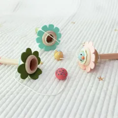 けん玉 子ども用 かわいい ベビー レディバード バード ビー （ 木製 おもちゃ Adnil LAND キッズ 木のおもちゃ 玩具 オモチャ 出産祝い 運動 知育玩具 おしゃれ プレゼント 木製おもちゃ 木製玩具 子供 女の子 男の子 インテリア ） )のサムネイル