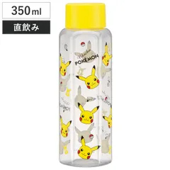水筒 350ml 六角ブローボトル ポケットモンスター （ ピカチュウ 直飲み プラボトル ダイレクトボトル マグボトル 常温 軽量 クリア 直のみ マグ ボトル スリム 健康 ドリンク クリアボトル ウォーターボトル かわいい ）)