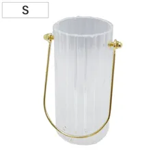 花瓶 welms. カームベース Calm Vase S （ 花ビン 花びん 花器 ベース フラワーベース フラワー 花 飾る 花入れ ガラス ガラス製 クリア 透明 ゴールド 持ち手付き おしゃれ 一輪挿し ）)
