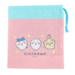 コップ袋 ちいかわ カップ袋 （ ハチワレ うさぎ 巾着 巾着袋 コップ入れ 歯ブラシ 給食袋 子供 日本製 給食 袋 ランチ巾着 幼稚園 保育園 小学校 小物入れ キッズ ）)