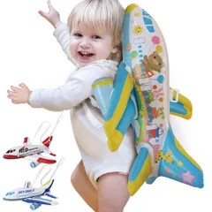 おもちゃ 転倒防止 クッション リュック ごっつん防止 飛行機 安心 子ども （ 転倒 頭 保護 ヘッドガード ごっつん防止リュック 子供 キッズ 安全 迷子防止 ハーネス 守る ガード 安全対策 セーフティ 事故防止 ケガ防止 おでかけ ） )