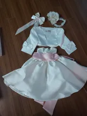 Angel Tree 女の子 100日ドレス + ボレロ セット