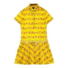 サイズ：M CALLAWAY キャロウェイ  半袖ワンピース フルーツ 総柄 イエロー系 [240101631939] ゴルフウェア レディース ストスト