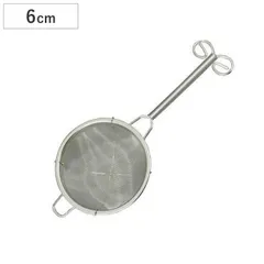 茶こし ティーストレーナー 漉し器 ステンレス製 小 （ 茶漉し こし器 製菓道具 粉ふるい 裏ごし お菓子作り ）)のサムネイル