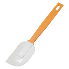 ゴムヘラ シリコンヘラ 大 プラスチック柄 （ へら ゴムベラ スクレーパー 製菓用品 調理道具 シリコン 製菓道具 お菓子作り パン作り ケーキ作り 生地移す 混ぜる 弾力性 ）)のサムネイル