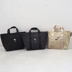 トートバック M スヌーピー ポケット付き （ SNOOPY ミニトート 手提げバッグ かばん 鞄 手提げ サブバッグ エコバッグ マチ付き レディース 大人 かわいい おしゃれ プレゼント 雑貨 通勤 通学 買い物 ） )