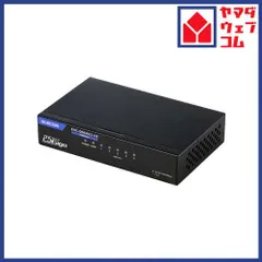 エレコム EHC-Q05MA2-HB スイッチングハブ 5ポート 全ポート2.5Gbps 金属筐体 静音ファンレス 壁掛け対応 IEEE802.3az ブラック  