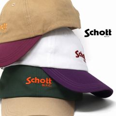 Schott LINEN MIX STRIPE CAP 麻素材 日本製 - メルカリ
