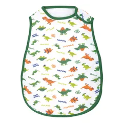 スリーパー ガーゼ 綿100％ ディノサウルス ベビー （ ベスト 寝冷え防止 綿 コットン パイル 夏用 赤ちゃん キッズ お昼寝 汗対策 肌に優しい プレゼント 出産祝い かわいい ベビースリーパー お風呂上り 新生児 ベビー用品 ）)