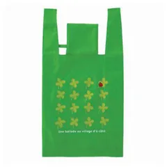 エコバッグ ショッピングバッグ クローバー 折りたたみ コンパクト収納 （ トートバッグ 買い物バッグ 買い物袋 レジバッグ コンビニバッグ バッグ 手提げ袋 エコロジーバッグ ）)