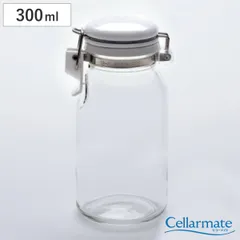 保存容器 300ml これは便利調味料びん300 セラーメイト 日本製 （ ドレッシングボトル 調味料入れ ガラス製 キャニスター 密封 調味料びん びん 保存びん 調味料 瓶 容器 調味料容器 お手入れ簡単 液だれしにくい ）)のサムネイル