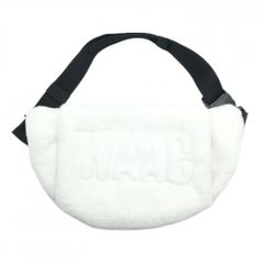 [Excellent Condition] WAAC Hand Warmers, White Fur Waist Pouch, Women's Golf Wear