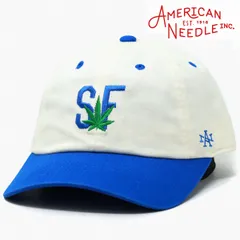 American Needle (アメリカンニードル) キャップ レディース サンフランシスコ ツートンカラー 草 刺しゅう メンズ SF ロゴ ブランド アメカジ 葉っぱ 【MB】