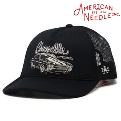 American Needle (アメリカンニードル) シボレー 帽子 chevrolet キャップ メンズ アメリカ 車 企業 メッシュキャップ ブランド ブラック 黒 【TB】