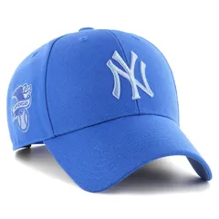 47 キャップ メンズ レディース ヤンキース 47brand 帽子 ブランド ロゴ刺繍 '47 YANKEES SURE SHOT SNAPBACK MVP Montego(青系)×水色 ロゴ 刺繍 ペア 【TB】