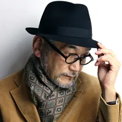 TESI (テシ) 中折れハット メンズ イタリア製 ソフトハット ブランド ビーバーフェルト 最高級 黒 ブラック 【TB】