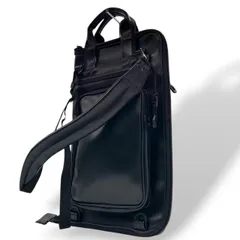 【美品】ケーシーズ KC's スティックバック 3WAY リュック デイパック ショルダーバッグ ビジネスバッグ ブリーフケース 斜め掛け可 A4収納 レザー 本革 ブラック 黒 メンズ バイカー ライダース 日本製 X3