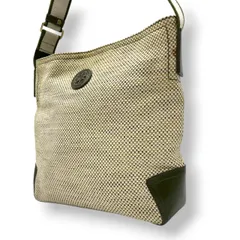 ハンティングワールド ヴィンテージ クラシック エレガント ドレスショルダーバッグ 斜め掛け可 グリーン キャンバス レザー ゴールド金具 大容量 ワンショルダー 上品 高級 人気 定番 旅行 U11