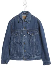 【お得なクーポン配布中!】 80s カナダ製 リーバイス 70506 デニム ジャケット 36 メンズ S 程/ ヴィンテージ ジージャン ブルゾン 4ポケット トラッカー 赤タブ 濃紺