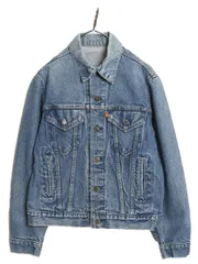 80s USA製 リーバイス 70506 デニム ジャケット メンズ M / ヴィンテージ ジージャン ブルゾン 4ポケット トラッカー オレンジタブ Gジャン