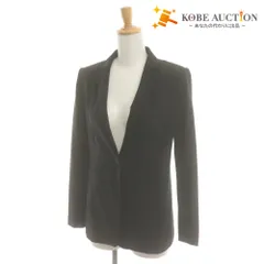 ■ BANANA REPUBLIC バナナリパブリック テーラードジャケット 長袖 アウター 襟 レディース 2 (S相当) ブラック 黒 タグ付き 美品