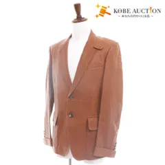 ■ ポールスミスコレクション Paul Smith ジャケット 長袖 アウター コート ラムレザー 羊革 日本製 メンズ L ブラウン