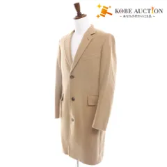 ■ ポールスミス Paul Smith コート 長袖 アウター カシミヤ100% ロング 日本製 メンズ L キャメル ベージュ