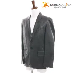 ■ ポールスミス コレクション ジャケット 長袖 アウター ラムレザー 羊革 Paul Smith COLLECTION メンズ LX ブラック