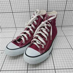◇ Θ コンバース CONVERSE オールスター 1C032 ハイカットスニーカー ボルドー系 24.5cm レディース E  【1602040069932】