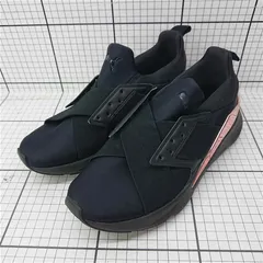 ◇ Θ プーマ PUMA スリッポン スニーカー 383954-01 ブラック系 24cm レディース E  【1602040069772】