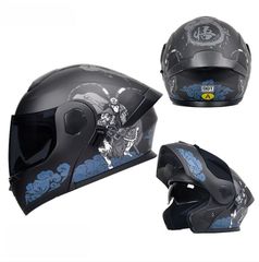 新品 ダブルレンズ フルフェイスヘルメット バイクヘルメット HM-07 XL 