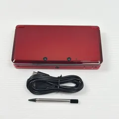 極美品 ニンテンドー 3DS フレアレッド 遊べるセット 動作確認済み ds 3ds 3DS 任天堂 管理番号M1428