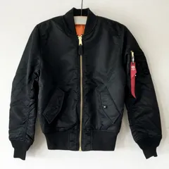 2272 【美品】ALPHA アルファ MA-1 フライトジャケット 7975952002 ブラック US XS(日本Sサイズ相当)  2025年モデル 現行品 定価：33,000円