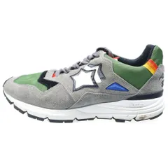 Atlantic STARS (アトランティックスターズ) POLARIS ポラリス スウェードレザー メッシュ ローカットスニーカー グレー