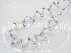 スワロフスキー デクステラ パール チェーン ネックレス ほぼ新品