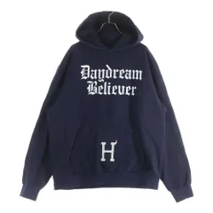 HUF (ハフ) 22AW × NEXUS7 20th Anniversary Believer Hoodie ネクサスセブン 20周年記念限定 ビリーバー プルオーバースウェットパーカー フーディ ネイビー PF00565