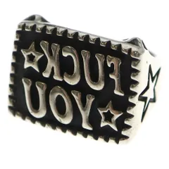 CODY SANDERSON (コディーサンダーソン) FUCK YOU RING ファックユー スタンプリング シルバーのサムネイル