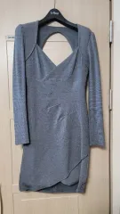 バックレス ラップ スタイル ミニ ONE PIECE グレー 55size